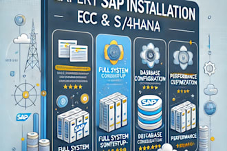 do professional sap installation and configuration ecc or s4hana