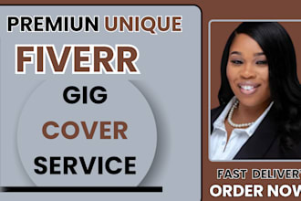 design professional fiver gig image and gig thumbnail picture cover
