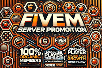 promote and advertise your fivem server on discord to boost engagement an player