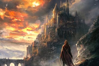 do  epic character art custom fantasy illustrations