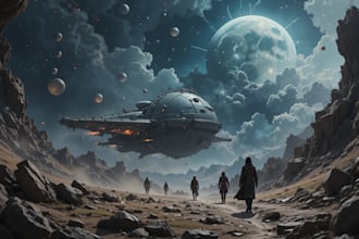create your star wars and sci fi illustration arts