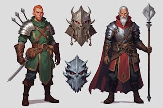 create amazing d or dnd character for you