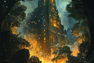 create book cover design, fantasy book cover