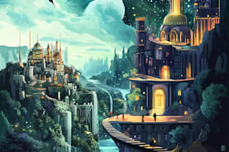 make conceptual illustration design