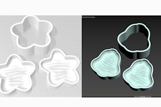 design custom 3d silicone candle mold design mold injection mold soap mold 3mf