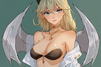 make anime, fanart, original character, nsfw