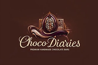 design a unique, professional, and modern chocolate business logo