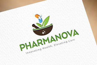 design a unique pharmacy medical brand identity