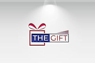design a professional gift box logo tailored to your needs