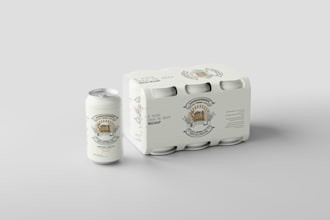 create a retro vintage beer brewery logo design