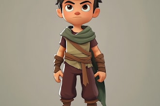 draw 2d game characters, game assets, game ui design, icons,