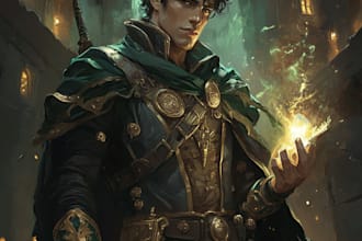 unique dnd character art and dnd character art