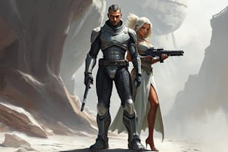 design original sci fi or fantasy characters
