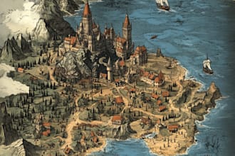 create your fantasy city map