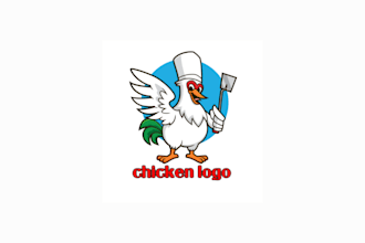 design rooster, chicken, farm, poultry, agriculture and vintage rooster logo