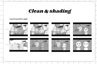 create storyboard for film, animation, and commercials