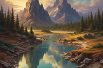 create concept art, fantasy landscapes, background scenes