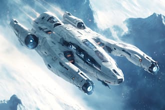 do a sci fi spaceship