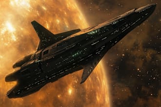 do a amazing sci fi spaceship or design for you