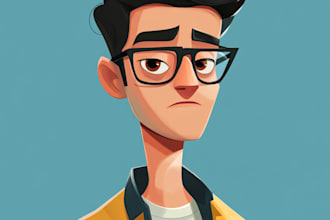 do 2d game art character design and concept art