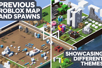 build a spawn map lobby or castle for your server as a minecraft builder