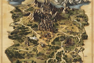 create an amazing world or regional custom fantasy map