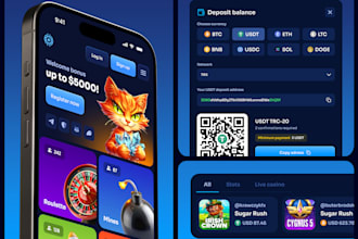 design igaming crypto web3 product UI UX nft website
