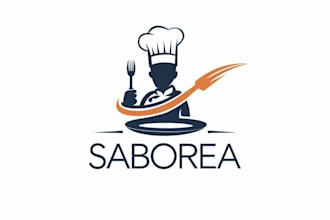 do creative modern minimalist unique business food delivery logo design