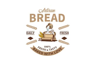 create wonderful and excellent bakery logo design