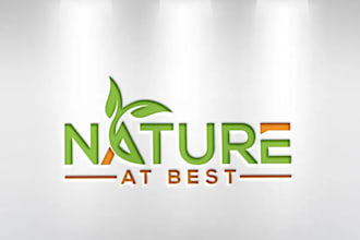 create graceful and fantastic nature logo design