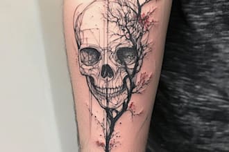 make you a traditional old school tattoo style design