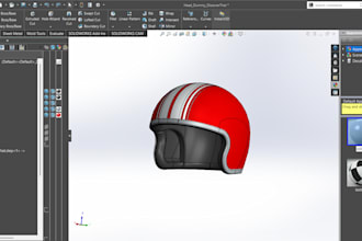 design 3d models on solidworks and fea analysis on ansys