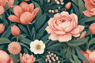 make any floral, animal or botanical art