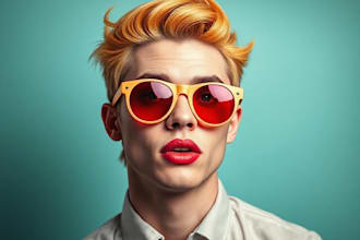 make awesome pop art portrait