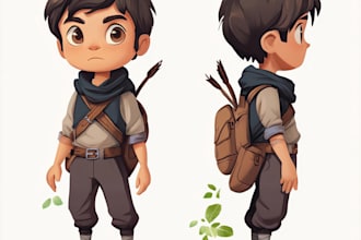 create simple 2d game characters