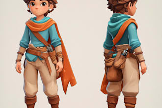 create 2d game character sprite sheet for your indie game