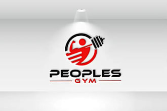 create creative and good looking gym logo design