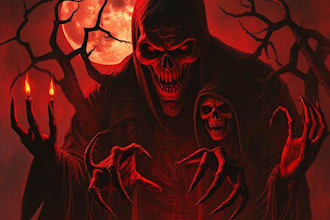 create images for characters in horror and dark fantasy