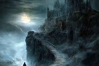 do scary horror creature and fantasy character concept art