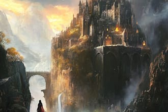 draw epic fantasy illustration