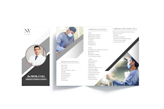 design a brochure and leaflet