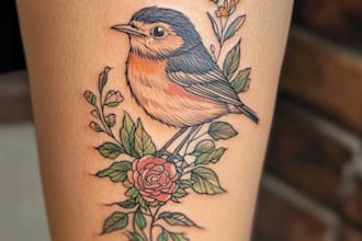 create minimalist tattoo design