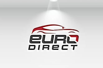 design car logo with creative thinking in 24hrs