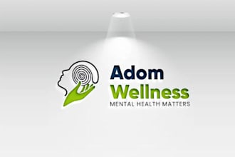 design a professional performance mental logo and full branding