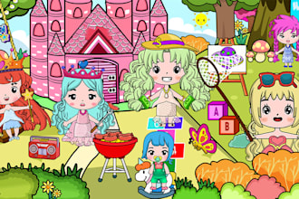 design 2d game character