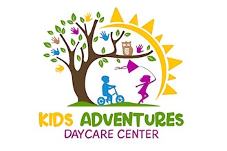design daycare, childcare, baby shop, school, kids business logo