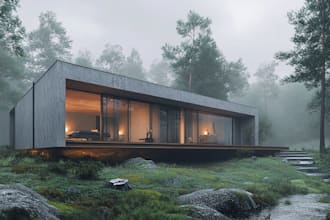 design interior, exterior, and landscape with realistic renders