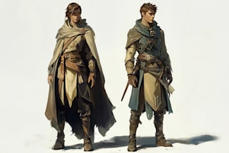 draw your d and d character and oc