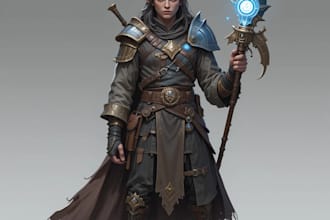 dnd character art and dnd character art