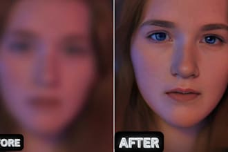 enhance restore and upscale low quality images and photo